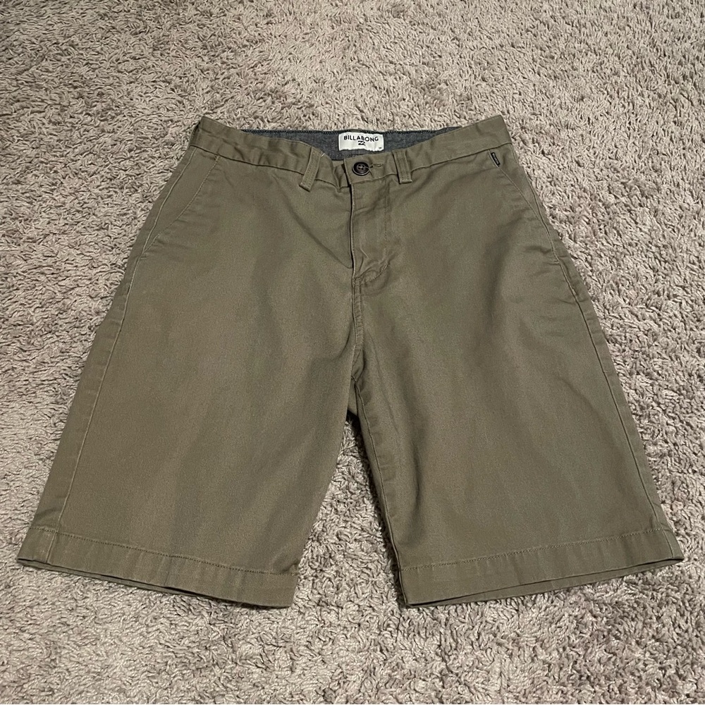 Billabong khaki deck shirts size 29